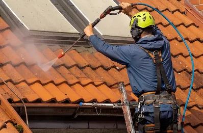 Démoussage et hydrofuge de toiture à Salency